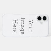 iPhone 16 Plus Slim Fit Hülle, Glänzend (Rückseite (Horizontal))