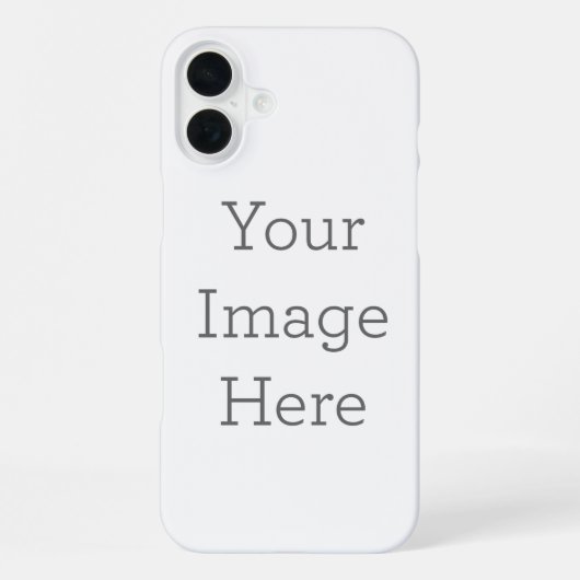 iPhone 16 Plus Slim Fit Hülle, Glänzend (Rückseite)