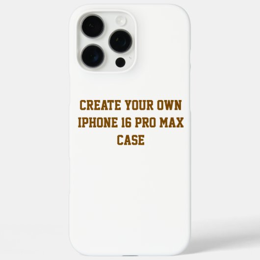 Erstellen Sie Ihr eigenes iPhone 16 Pro Max Case (Rückseite)