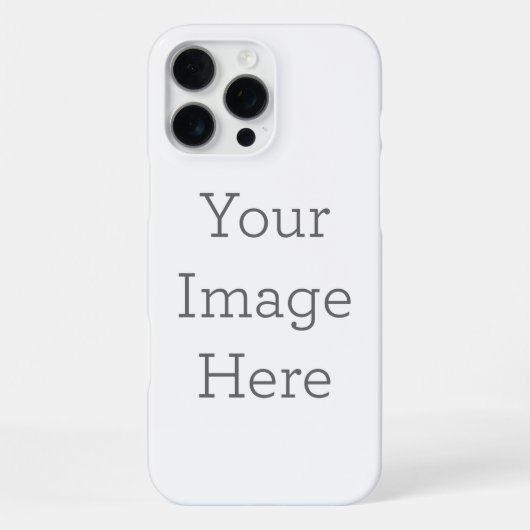 iPhone 16 Pro Max Slim Fit Hülle, Glänzend (Rückseite)