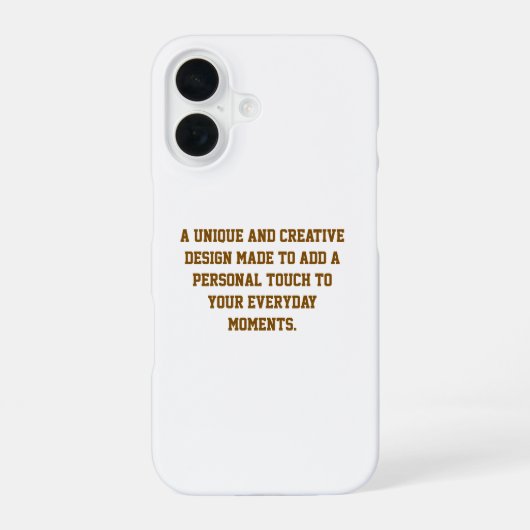 Erstellen Sie Ihr eigenes iPhone 16 Slim Case Hülle (Rückseite)