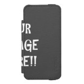 Erstellen Sie Ihr eigenes iPhone SE+ iPhone 5/5-Wa Incipio iPhone Geldbeutel-Hülle (Folio Vorderseite)