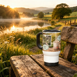 Erstellen Sie Ihr eigenes Kaffee-vor-dem-Garten-Fo Reisebecher