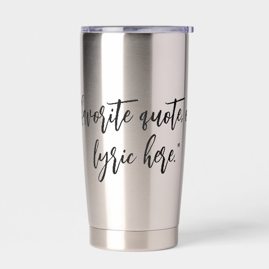 Erstellen Sie Ihr eigenes Kalligrafiekonzept, das  Thermobecher (Links)