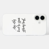 Erstellen Sie Ihr eigenes Kalligraphieangebot Case-Mate iPhone Hülle (Rückseite (Horizontal))