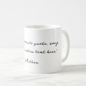 Erstellen Sie Ihr eigenes Kalligraphieangebot Kaffeetasse (VorderseiteRechts)