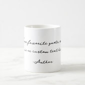 Erstellen Sie Ihr eigenes Kalligraphieangebot Kaffeetasse (Mittel)