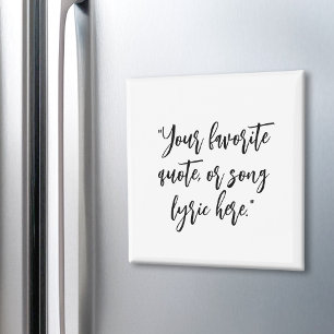 Erstellen Sie Ihr eigenes Kalligraphieangebot Magnet