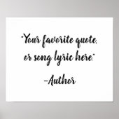 Erstellen Sie Ihr eigenes Kalligraphieangebot Poster (Vorne)