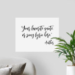 Erstellen Sie Ihr eigenes Kalligraphieangebot Poster<br><div class="desc">Erstellen Sie Ihre eigene,  maßgeschneiderte Poster-Wandkunst mit minimalistischer Kalligraphie-Schrift-Typografie.</div>