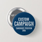 Erstellen Sie Ihr eigenes Kampagnengerät - weiß un Button (Vorne & Hinten)