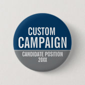 Erstellen Sie Ihr eigenes Kampfflugzeug - Gray & N Button (Vorderseite)