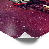 Erstellen Sie Ihr eigenes Kaninchen im Weltraum-As Poster (Ecke)