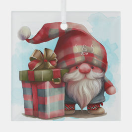 Erstellen Sie Ihr eigenes Kariertes Weihnachtsspie Ornament Aus Glas