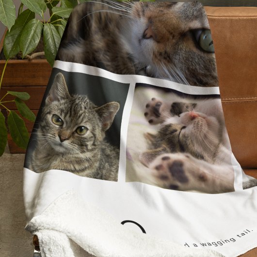 Erstellen Sie Ihr eigenes Katzenfoto Fleecedecke
