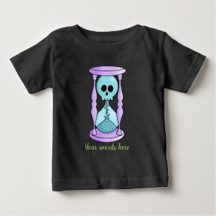 Erstellen Sie Ihr eigenes Kawaii Skull Hourglass Baby T-shirt