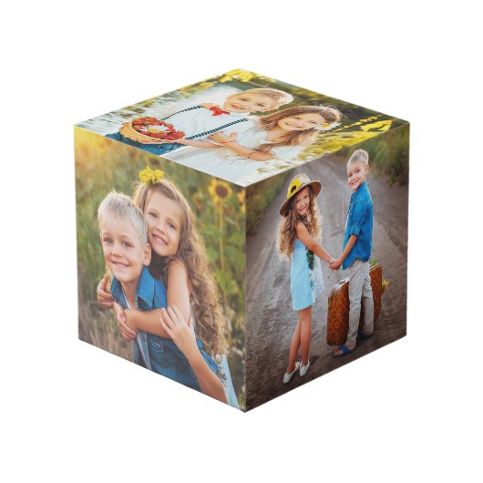 Erstellen Sie Ihr eigenes Keepake-Kids-Foto Würfel (Vorderseite Schrägansicht)