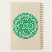 Erstellen Sie Ihr eigenes keltisches Kleeblatt Grü Planer (Rückseite)