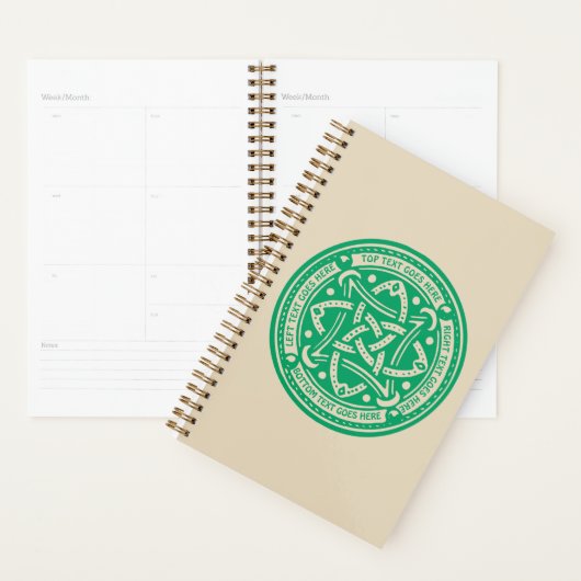 Erstellen Sie Ihr eigenes keltisches Kleeblatt Grü Planer (Anzeige)