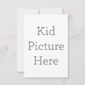 8,89 cm x 12,7 cm Flache Dankeskarte (Vorderseite)