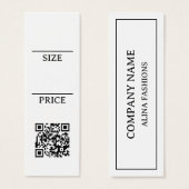Erstellen Sie Ihr eigenes Kleidung-Logo QR-Code-Pr (Vorne & Hinten)