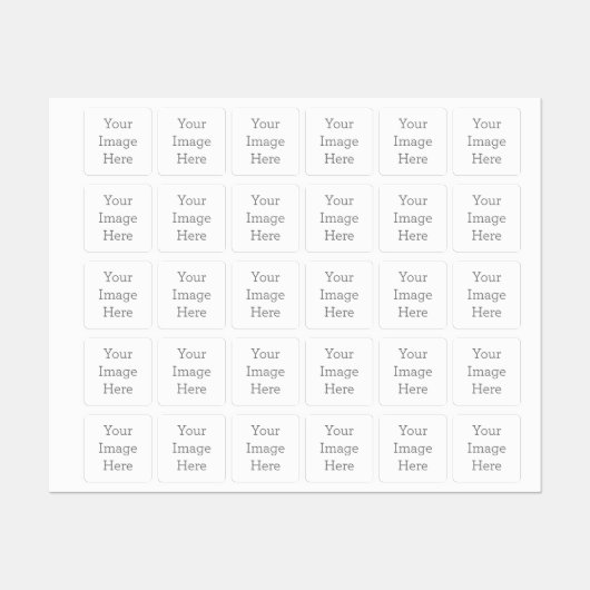 Klein Quadrat Kleidung Etikett (Blatt)