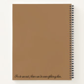 Erstellen Sie Ihr eigenes Kochbuch Notizblock (Rückseite)