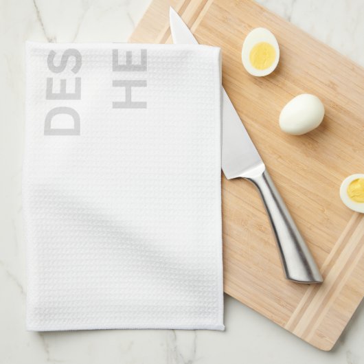 Erstellen Sie Ihr eigenes Küchentuch 16" x 24" (Viertel Falte)