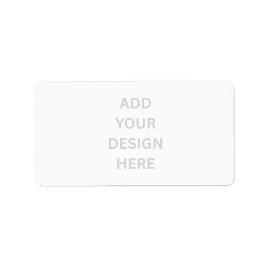 Erstellen Sie Ihr eigenes Label für die Entwurfsad Adressaufkleber (Vorne)
