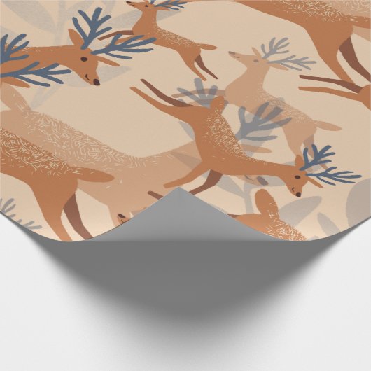 Erstellen Sie Ihr eigenes Leapinghirsch Geschenkpapier (Ecke)