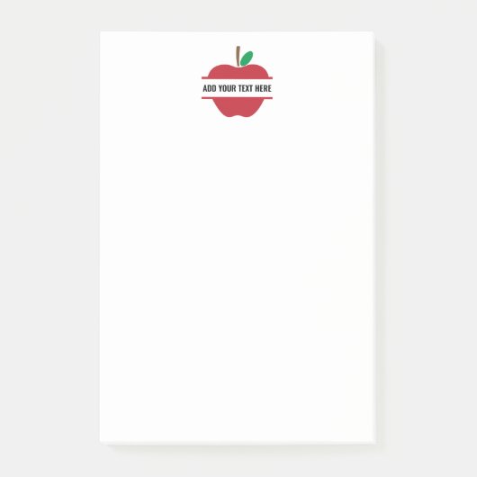 Erstellen Sie Ihr eigenes Lehrermonogramm Personal Post-it Klebezettel (Vorderseite)