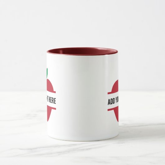 Erstellen Sie Ihr eigenes Lehrermonogramm Personal Tasse (Zentrum)