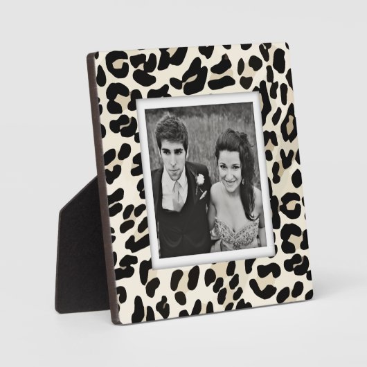 Erstellen Sie Ihr eigenes Leopard Print Foto Plaqu Fotoplatte (Vorderseite)
