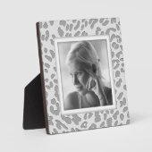 Erstellen Sie Ihr eigenes Leopard Print Foto Plaqu Fotoplatte (Vorderseite)
