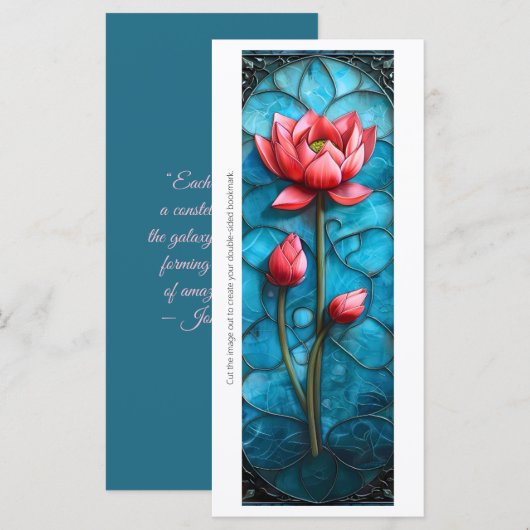 Erstellen Sie Ihr eigenes Lesezeichen aus gestanzt (Vorne/Hinten)