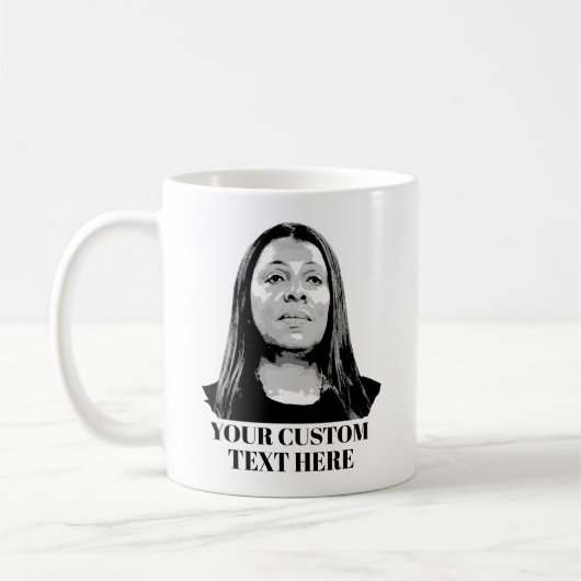 Erstellen Sie Ihr eigenes Letitia James Design Kaffeetasse (Links)