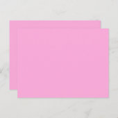 Erstellen Sie Ihr eigenes Licht magenta einfach Postkarte (Vorne/Hinten)