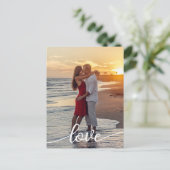 Erstellen Sie Ihr eigenes Liebe Script Romantic Co Postkarte (Stehend Vorderseite)
