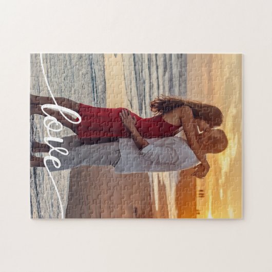 Erstellen Sie Ihr eigenes Liebe Script Romantic Co Puzzle (Horizontal)