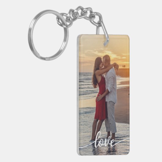 Erstellen Sie Ihr eigenes Liebe Script Romantic Co Schlüsselanhänger (Vorderseite links)