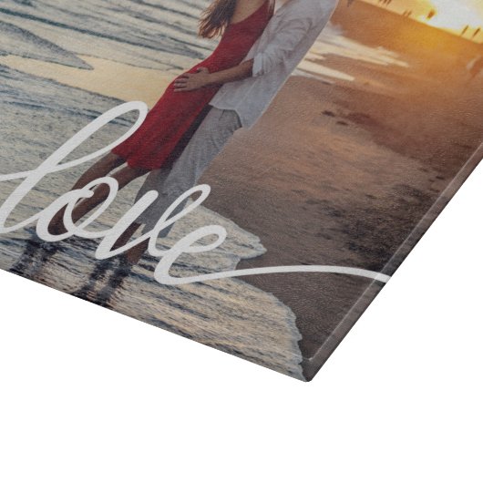 Erstellen Sie Ihr eigenes Liebe Script Romantic Co Schneidebrett (Ecke)