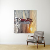 Erstellen Sie Ihr eigenes Liebe Script Romantic Co Wandteppich (Beispiel (Horizontal))