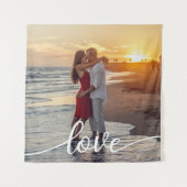 Erstellen Sie Ihr eigenes Liebe Script Romantic Co Wandteppich (Vorderseite)