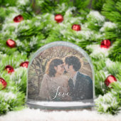 Erstellen Sie Ihr eigenes Liebe-Skript-Foto Schneekugeln (Weihnachten)