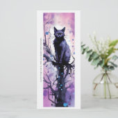 Erstellen Sie Ihr eigenes Lila Black Cat Magic Les (Stehend Vorderseite)