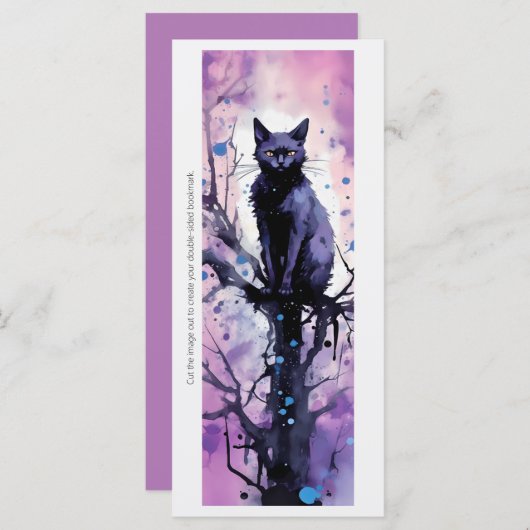 Erstellen Sie Ihr eigenes Lila Black Cat Magic Les (Vorne/Hinten)