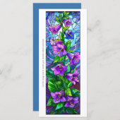 Erstellen Sie Ihr eigenes Lila Foxglove-Lesezeiche (Vorne/Hinten)