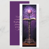 Erstellen Sie Ihr eigenes Lila Grimoire Magic Orb (Vorne/Hinten)