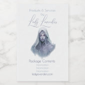 Erstellen Sie Ihr eigenes Lila Hexapothecary-Label Lebensmitteletikett (Einzelnes Label)