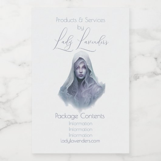 Erstellen Sie Ihr eigenes Lila Hexapothecary-Label Lebensmitteletikett (Einzelnes Label)